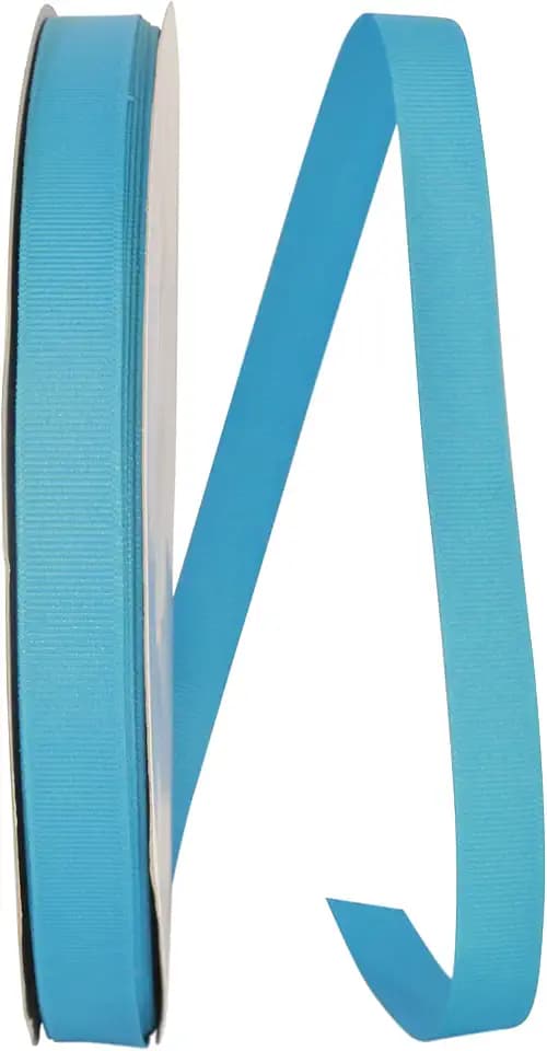 Reliant Ribbon Grosgrain Texture Ribbon, 5/8 Inch X 100 Yards, Turquoise