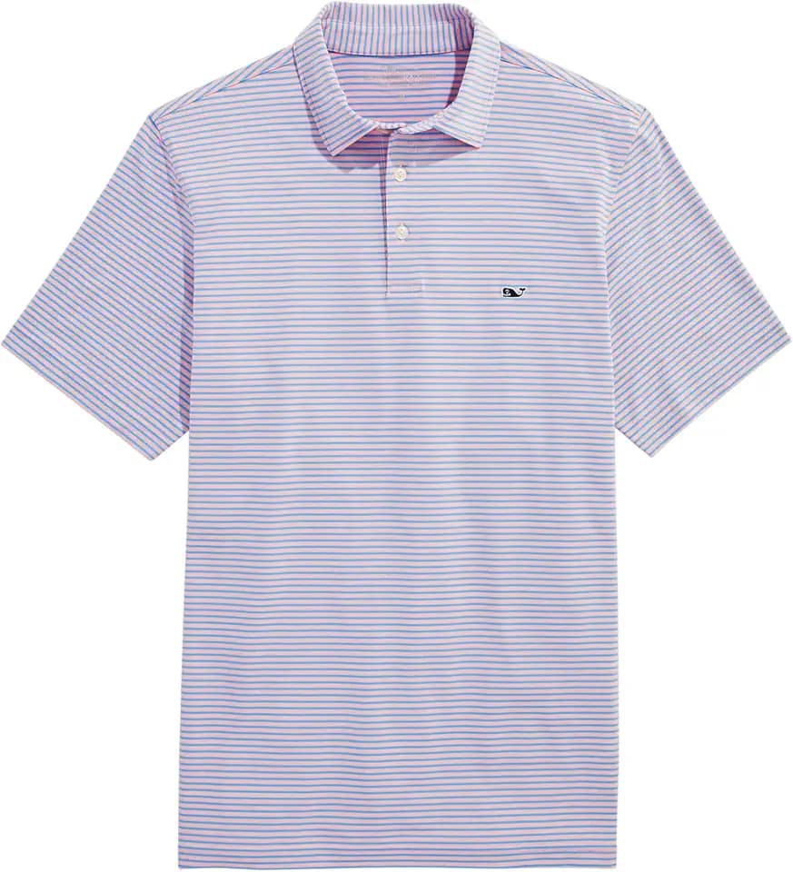 vineyard vines Men's Bradley Stripe Sankaty Polo