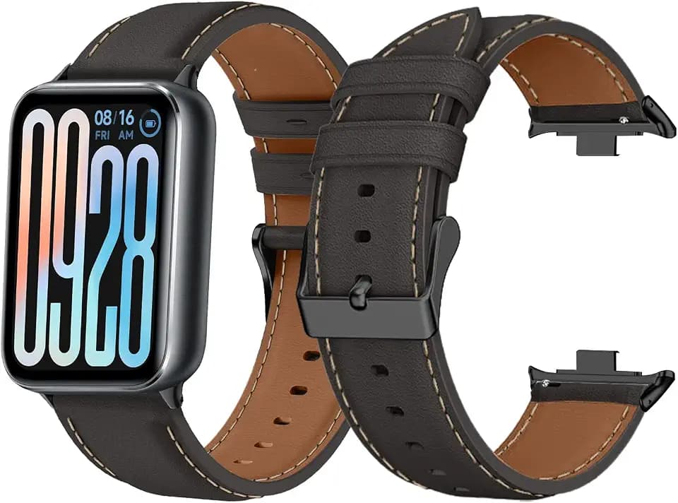 Leder Armband für Xiaomi Smart Band 10 Pro / 9 Pro / 8 Pro Uhrenarmband