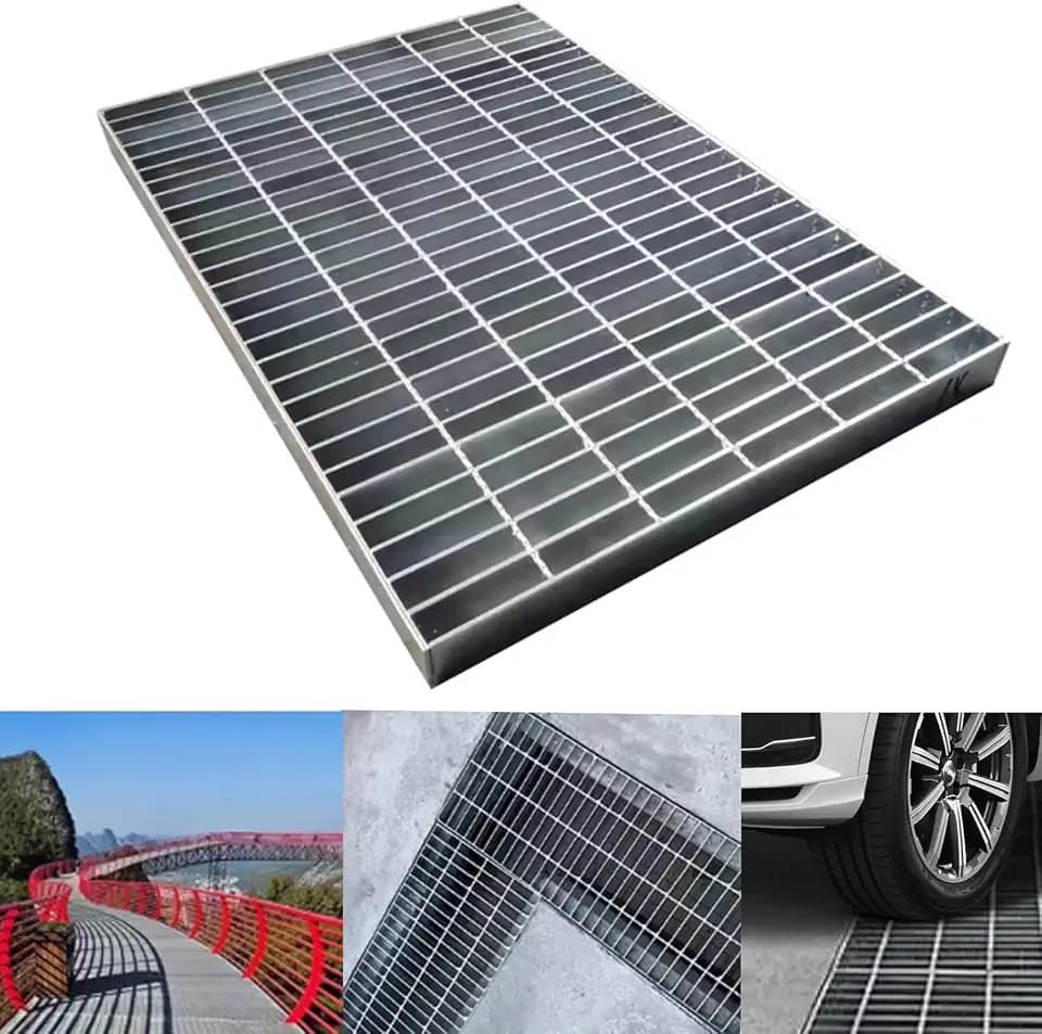 Galvanized Steel Drain Grate, 24 * 24 in B125 Square Drainage Grate