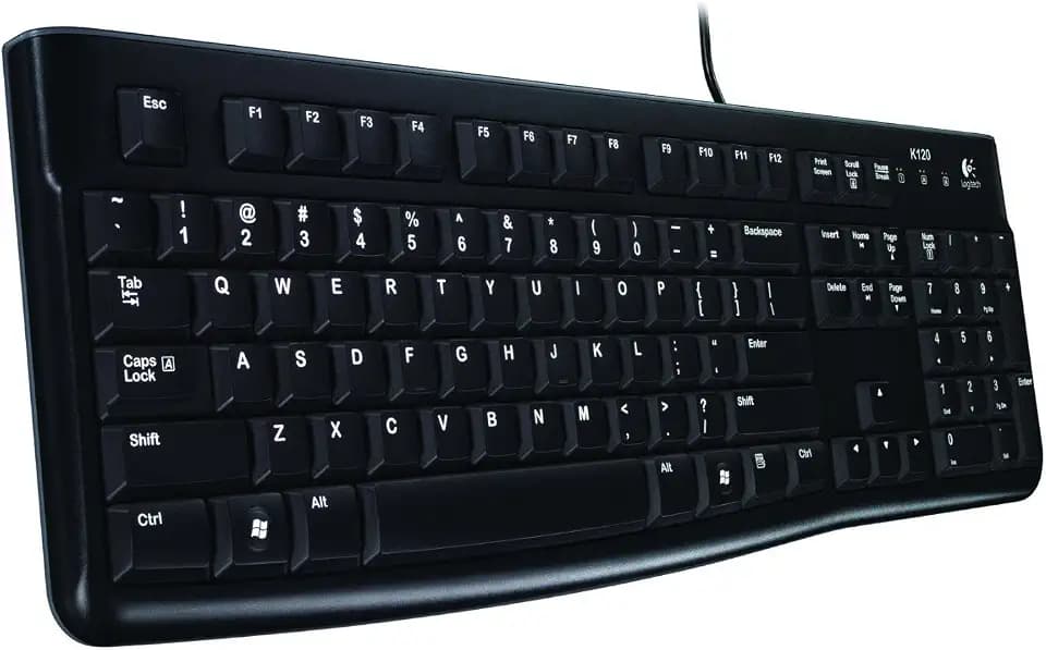 Logitech K120 Kabelgebundene Tastatur für Windows