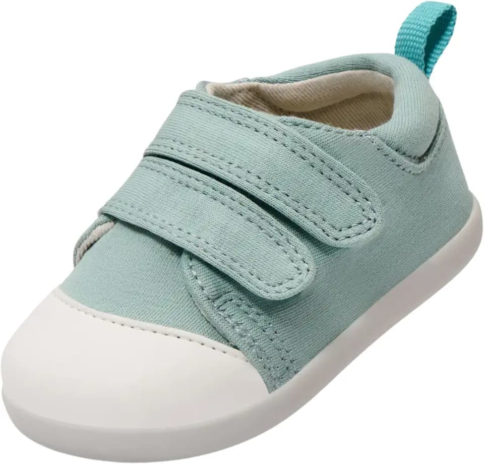 Ten Little First Walker Baby Shoes & Toddler Shoes for Boys & Girls - Lightweight, Breathable Cotton Baby Walking Shoes - Non-Slip, Wide-Feet Walking Shoes for Babies (2025 Sizing)