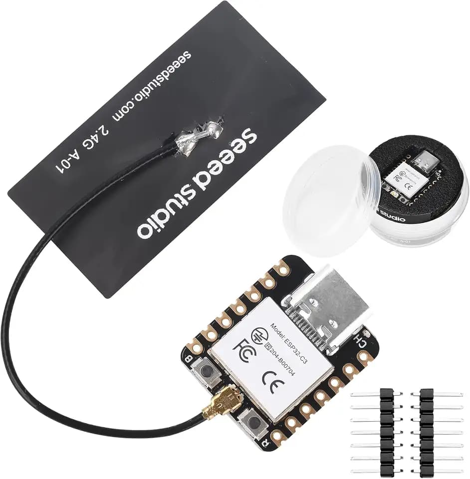 diymore ESP32-C3 Entwicklungsboard - WiFi/BLE 5.0 RISC-V MCU für industrielle IoT-Produktion, 160MHz, Deep Sleep 44μ, Mikrocontroller mit Batterieladung