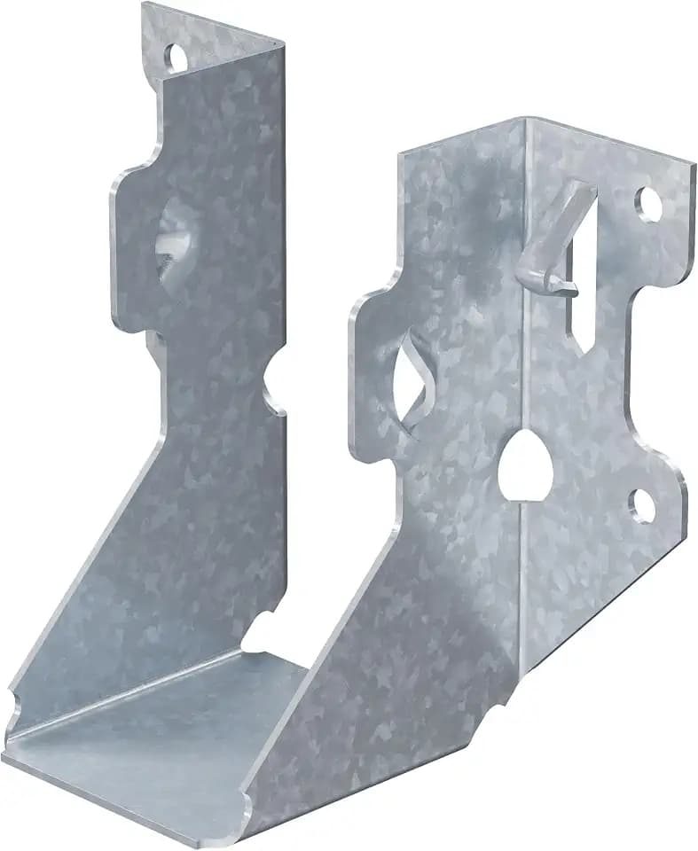 Simpson Strong-Tie LUS24 Light Face-Mount Joist Hanger - 1-9/16 in. (W) x 3-1/8 in. (H) x 1-3/4 in. (B), Fits 2x4 Joists, 18 Gauge Zinc Galvanized Steel, Hurricane Rafter Ties
