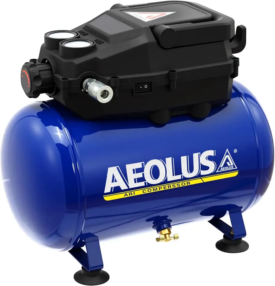 AEOLUS 3 Gal Portable Compressor, 110PSI Oil-Free Pump for Painting