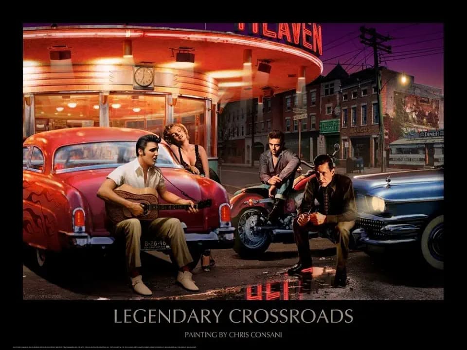 Legendary Crossroads Poster Print by Chris Consani (22 x 28)