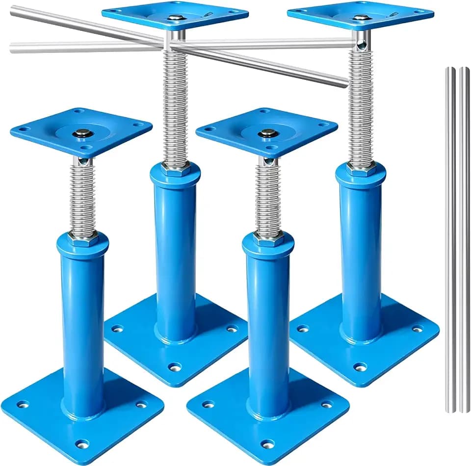 7" - 11" House Jacks for Leveling, 4 Pack Screw Jacks Post