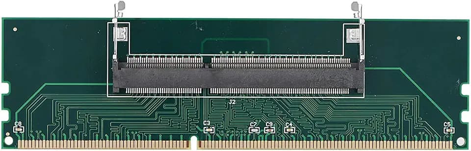 PUSOKEI DDR3-Laptop SO-DIMM 204 zu 240P Konvertierungskarte DDR3-Desktop-DIMM-Sockel Laptop-Speicherstick für Computerspeicher-RAM-Adapter