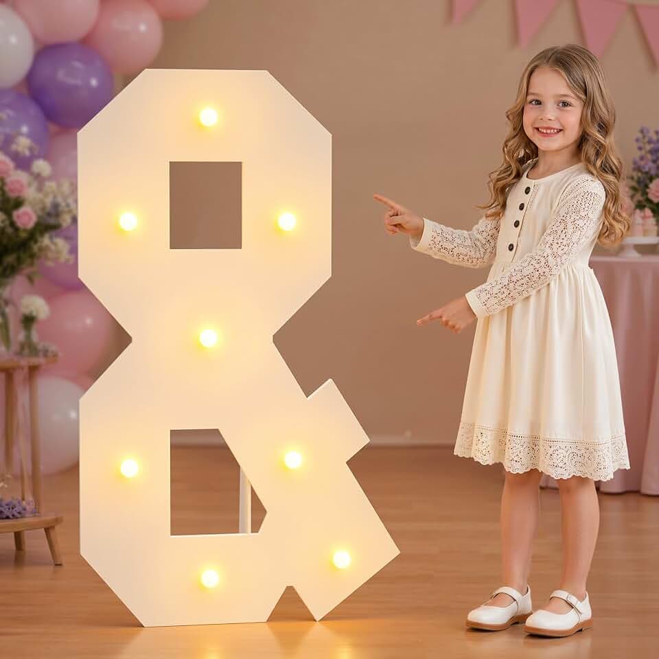 Marquee Letters 3 Feet Tall, Letter & for Birthday Party Decorations