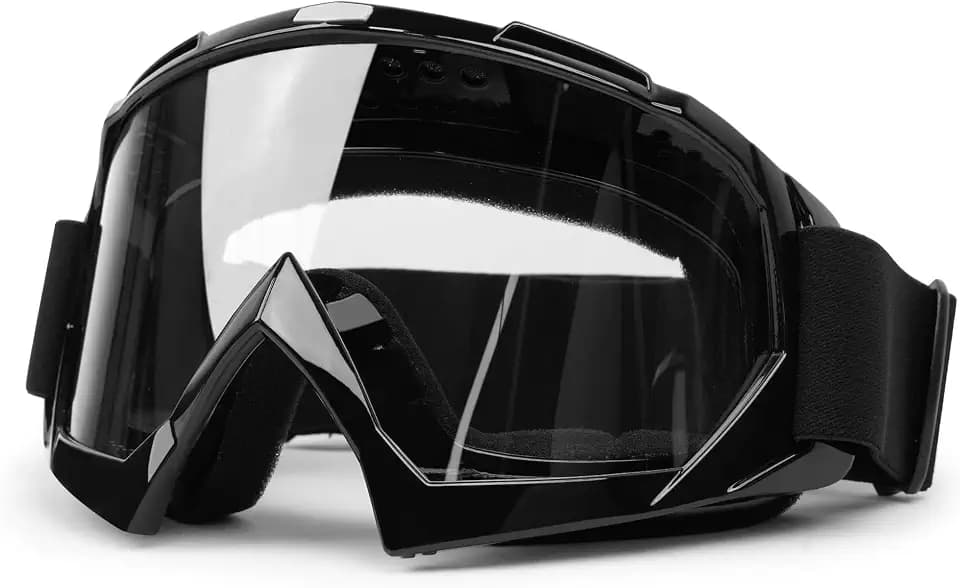 Motorradbrille, Crossbrille Off Road Racing MX-Fahrbrille Anti Fog UV-Schutz Schutzbrille mit Double Lens Schaumstoff ATV Dirt Bike Goggles