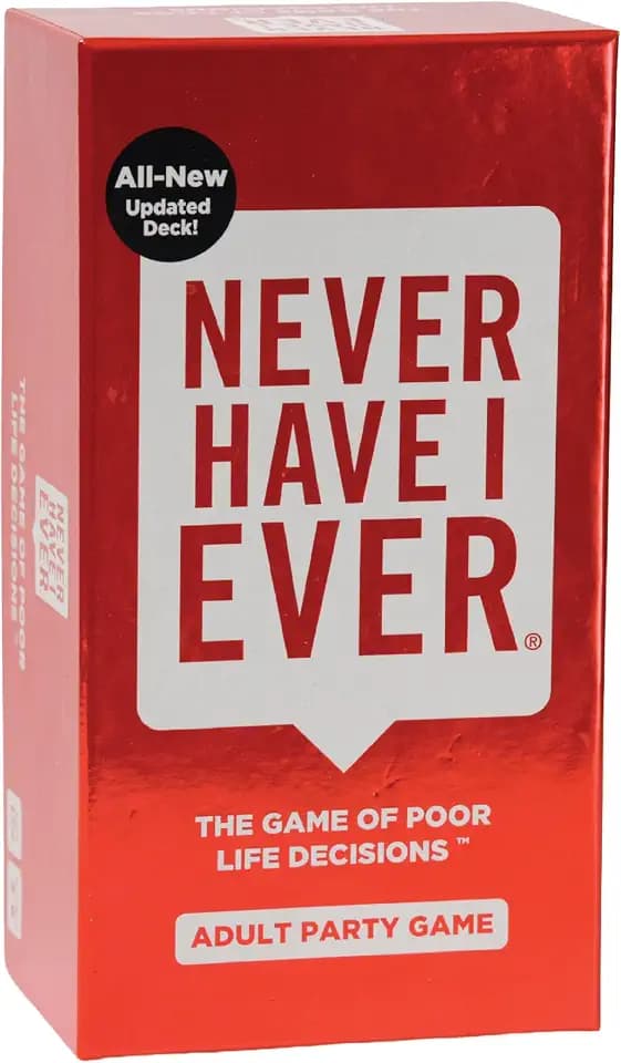Never Have I Ever Foil Card Games Adult Conversation Starter Cards