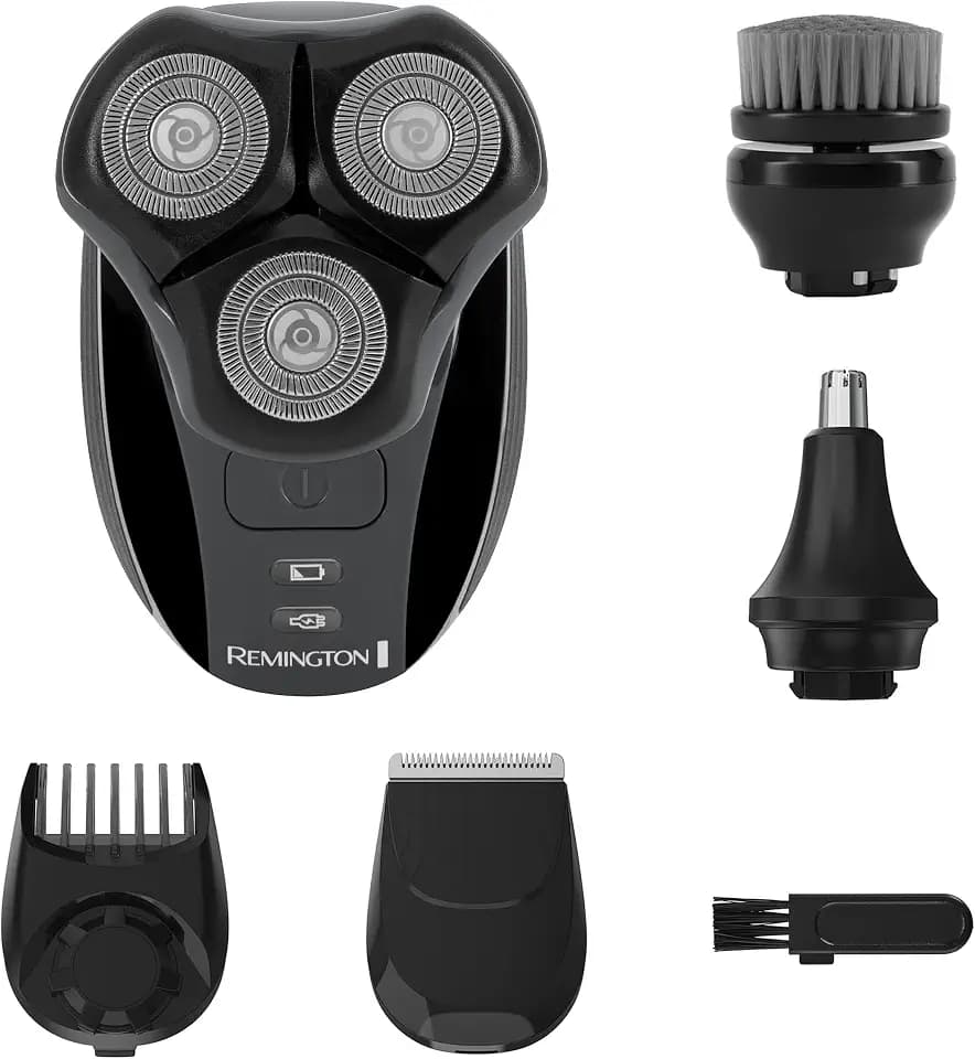 Remington Balder 3 Head Shaver for Men, Dual-Track Rotary System