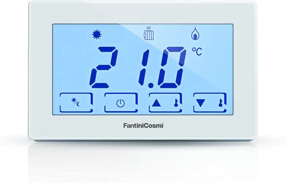 Fantini Cosmi CH120 Raumthermostat, weiß, CH120-230V, 230 voltsV