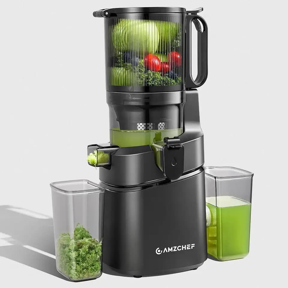 Cold Press Juicer Machine, 5.8" Wide Chute for Whole Fruits & Vegetables