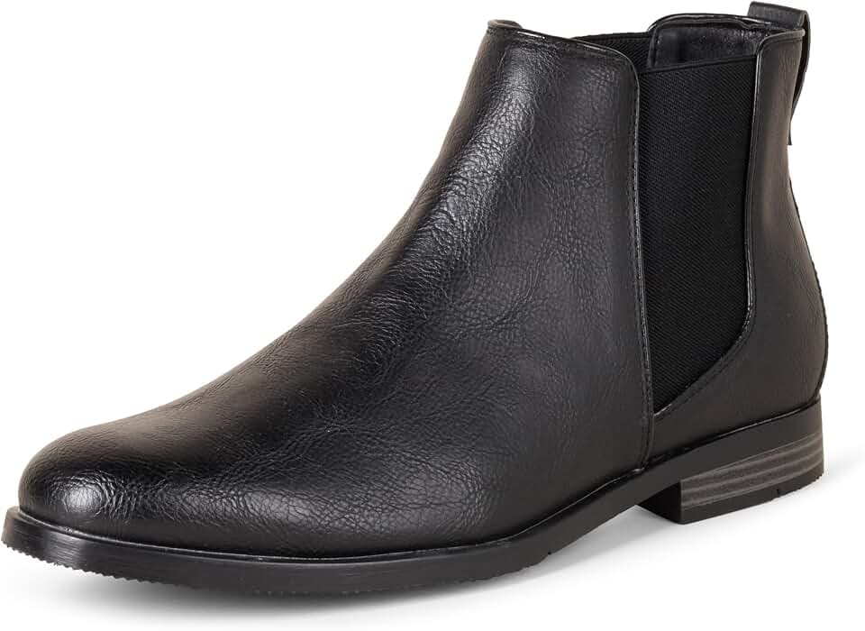 Amazon Essentials Men's Leather Chelsea Boot