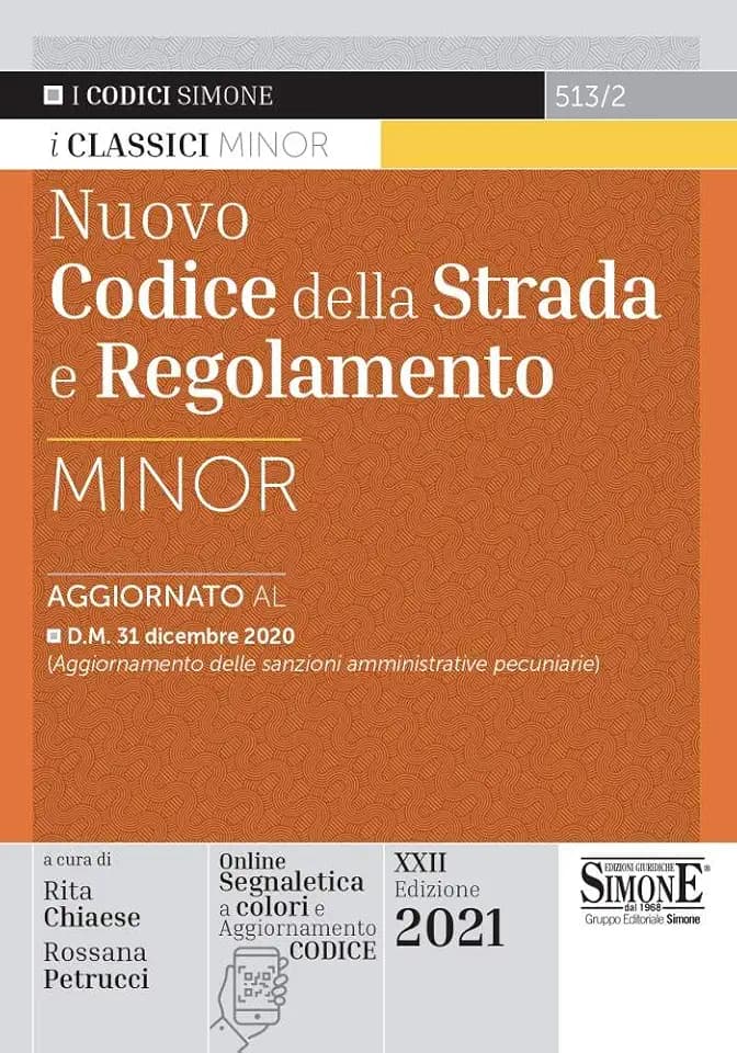 Nuovo codice della strada e regolamento. Ediz. minor. Con espansione online (I Codici Simone minor)