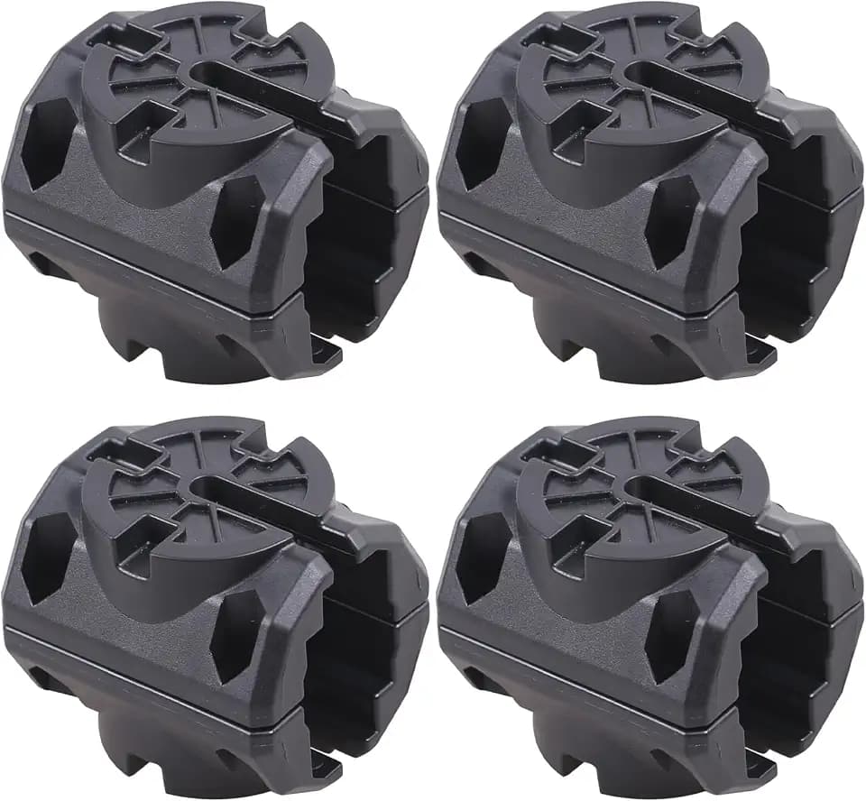 for Mighty Mount Duo Rail Adapter, Compatible with Hobie H-Rail Kayak Fishing Accessories (Black)