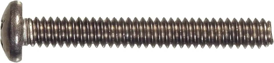 Hillman Stainless Steel Pan Head Phillips Machine Screws #6-32 x 1-3/4 Inch " 100 Pack 828457