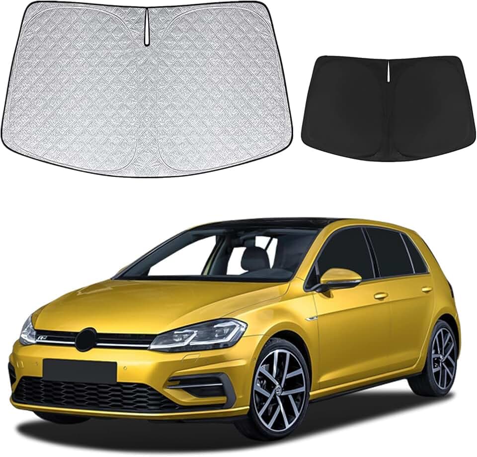 Frontscheiben Sonnenschutz Auto Ersatz für VW Golf MK7 2014-2020