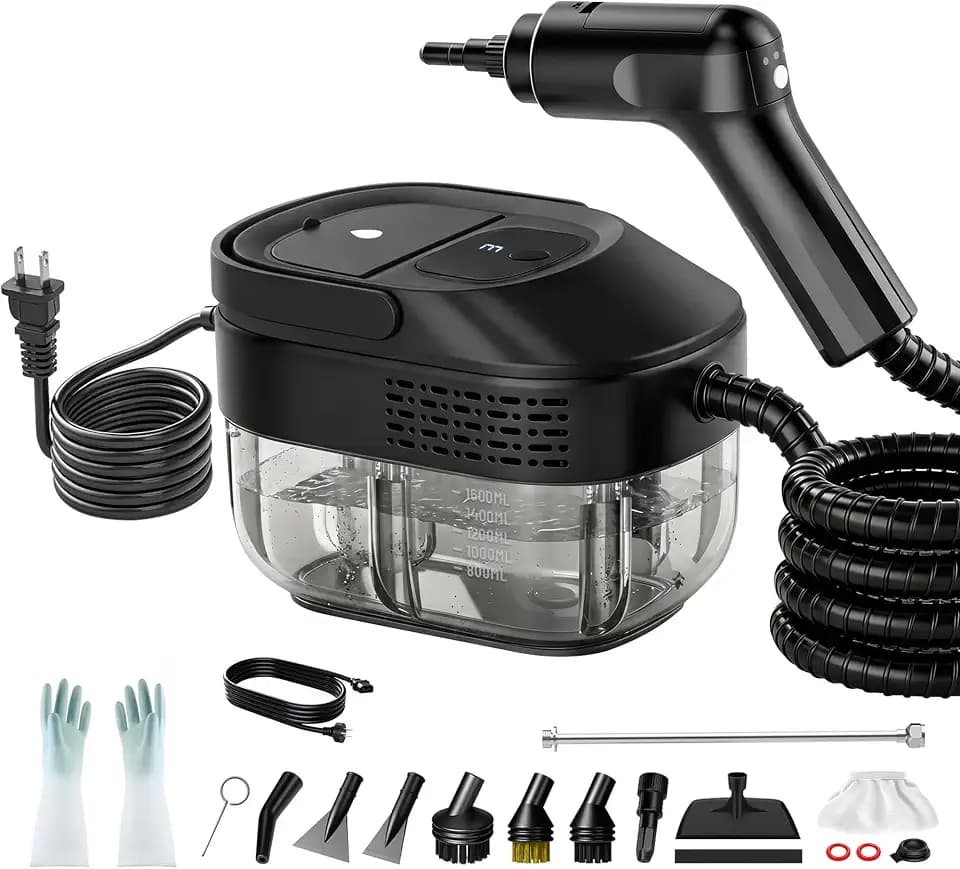 Steam Cleaner, 54oz Portable handheld Steamer for Cleaning Home, Car
