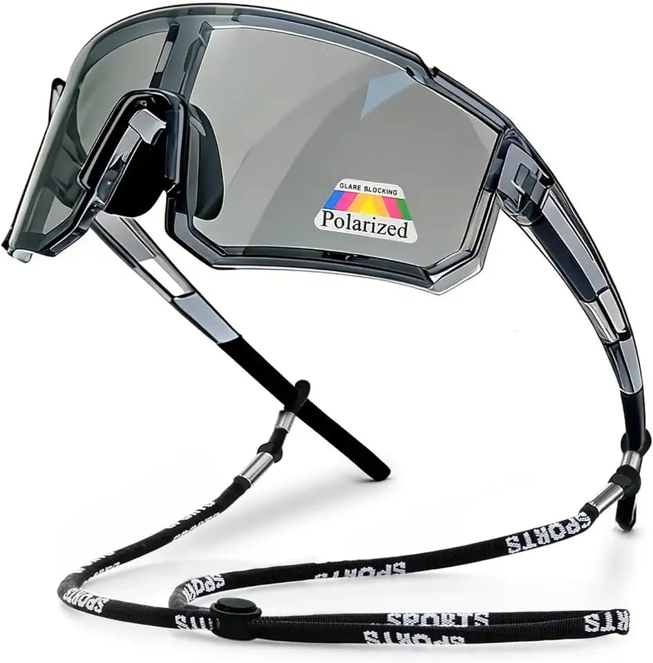 Polarized Sports Sunglasses for Men Women: UV400 Protection Running Cycling Fishing Baseball Driving TAC Sun Glasses