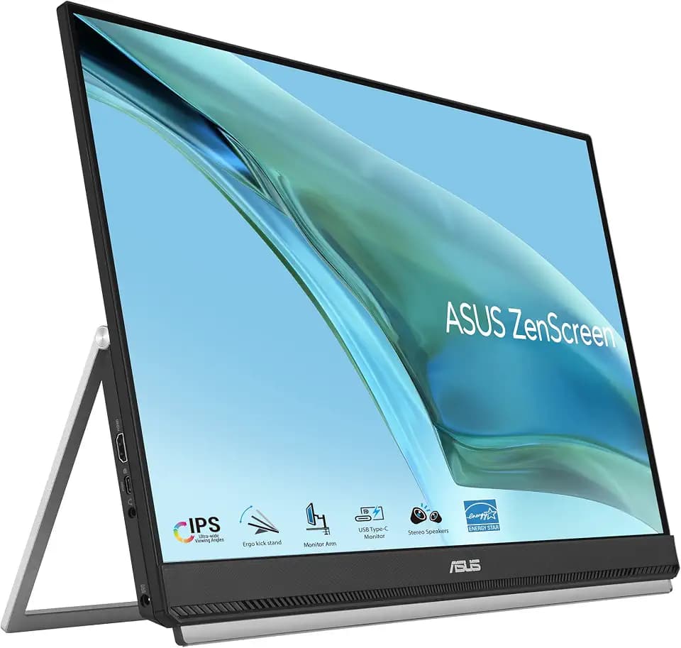 ASUS ZenScreen MB249C | 24 Zoll Full HD IPS Portabler Monitor