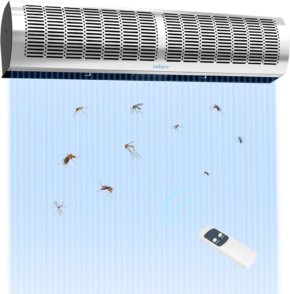 36'' Stainless Steel Wall-Mounted 2-Speed Air Curtain for Home