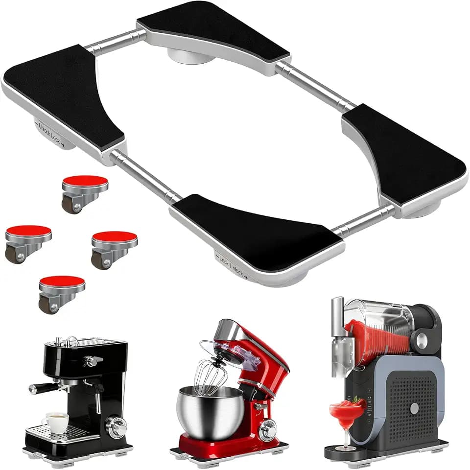 Adjustable Appliance Slider Tray - Expandable 6" x 11"- 11" x 20"