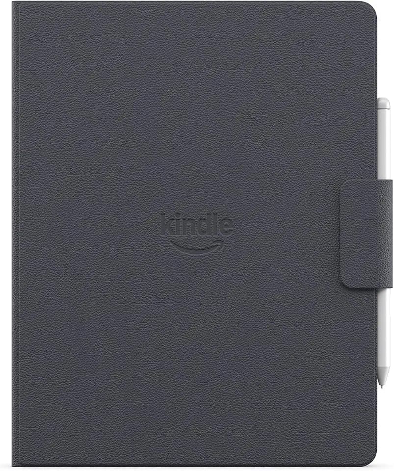 Jetzt neu: Edle Amazon Kindle Scribe-Klapphülle mit magnetischer Befestigung, schlanke Schutzhülle – Premiumleder