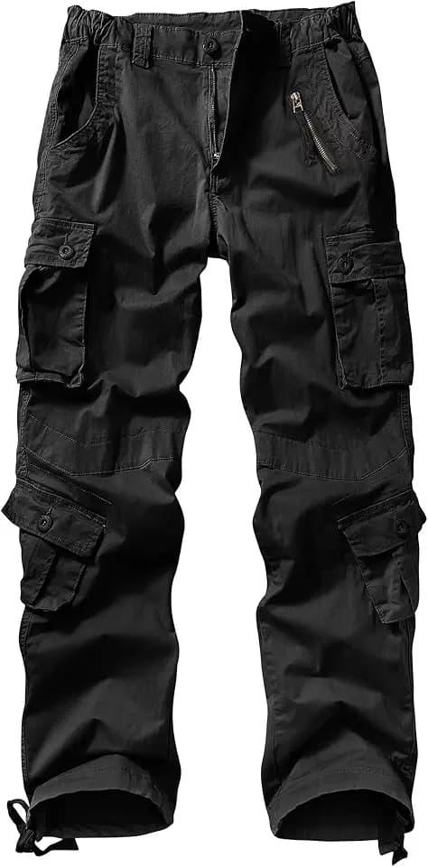 TRGPSG Women's Cargo Pants, Cotton Combat Work Pants