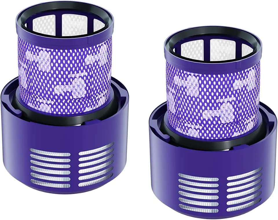 Vacuum Filter Replacement Parts Compatible with Dyson Cyclone V10 Series: V10 Total Clean, V10 Absolute, V10 Animal, V10 Motorhead, SV12 Vacuums. Compatible with Part Number 969082-01 (V10-2 Pack).