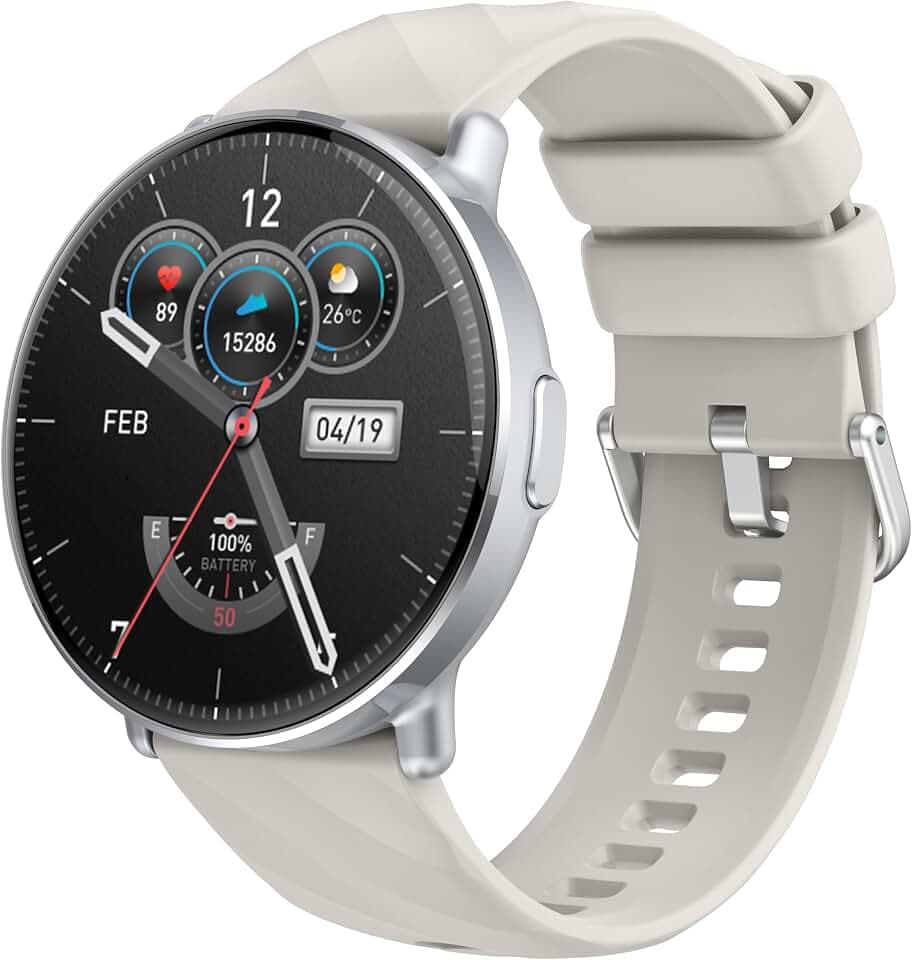 Smartwatch für Damen Herren, 1.39'' HD Touchscreen Smart Watch mit Telefonfunktion, IPX7 Wasserdicht Fitnessuhr mit SpO2 Pulsuhr Schrittzähler Schlafmonitor, 112+ Sportmodi Uhren für Android iOS