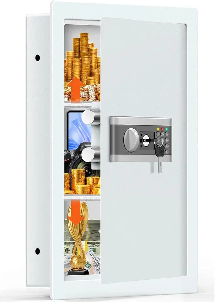 25.6" Tall Fireproof Wall Safe Between Studs 16" Centers | Hidden Wall Safe