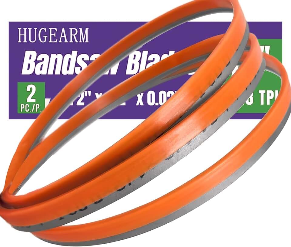 2 Pack 72" Bandsaw Blades, Metal Cutting, M42 Band Saw Blades, 14/18 TPI