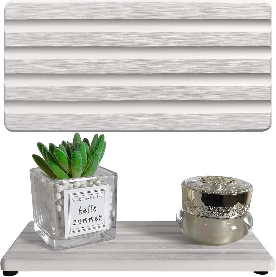 Diatomite Soap Dish Holder Water Absorbing Stone Tray Bathroom Countertop