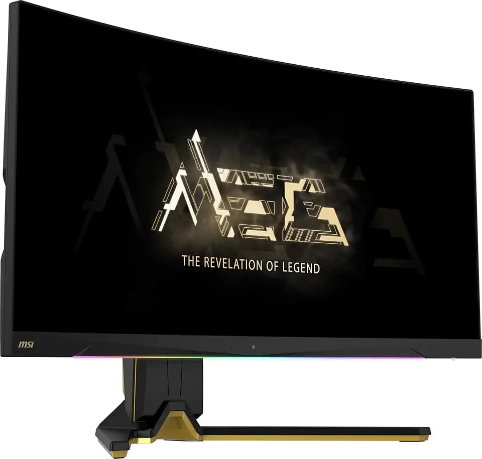 MSI MEG 342C QD-OLED 34 Zoll UWQHD Curved Gaming Monitor - 1800R, 3440 x 1440 Quantum Dot OLED Panel, 175Hz / 0.03ms, 99.3% DCI-P3, ΔE≤2, DisplayHDR True Black 400, KVM, DP 1.4a, HDMI 2.1, USB Type-C