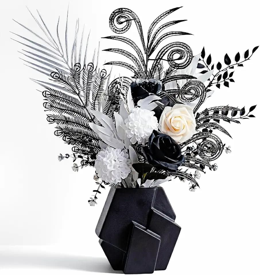 Gothic Artificial Flower Bouquet, 17-inch Minimalist Home Center Decoration