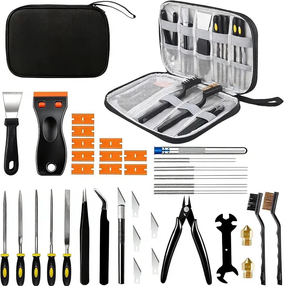 43Pcs 3D Printer Tools Kit for FDM & SLA 3D Printers