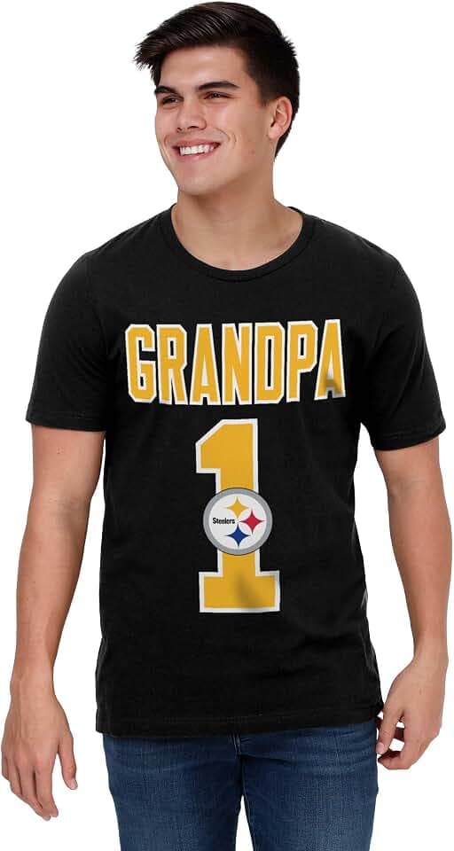 FOCO Men's NFL Team Logo Tee 1 Grandpa T-Shirt