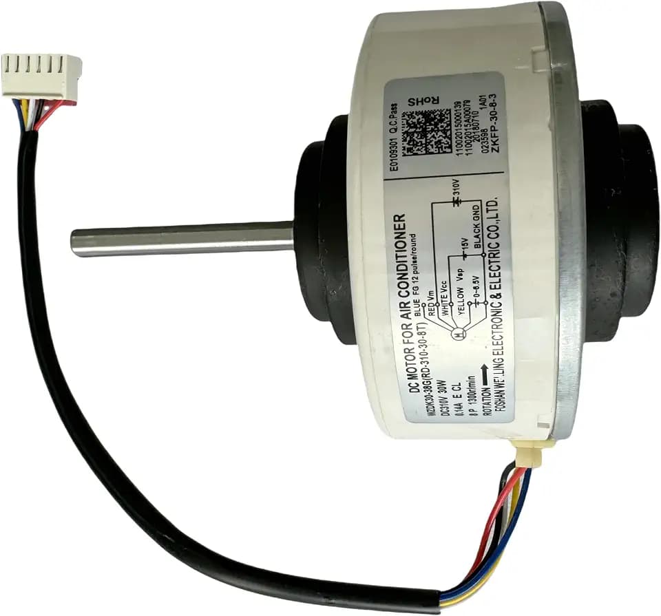 NEW Air Conditioning Motor (OEM) WZDK30-38G (RD-310-30-8T) DC Brushless Fan Motor, 30W Inverter air Conditioner Motor DC Motor for Conditioner,DC310V 0.14A 1300RPM CCW