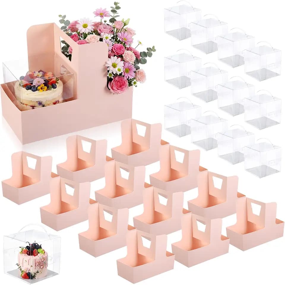 Qinyoung 12 Sets Wedding Gift Baskets with Handles