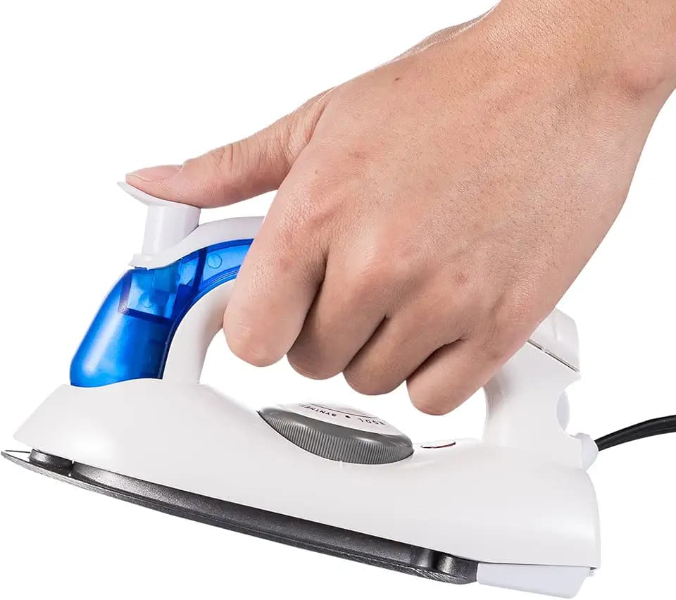 Travel Steam Iron Portable Compact Foldable for Clothes