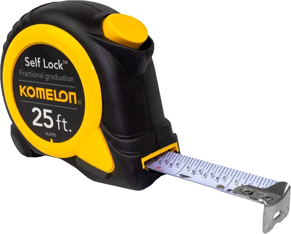 Komelon SL2925 Self Lock Speed Mark 25-Foot Power Tape