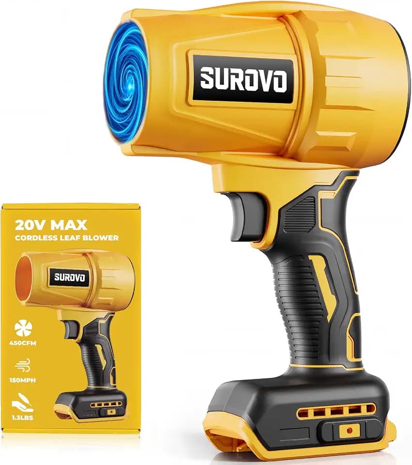 Cordless Leaf Blower Compatible with Dewalt 20V MAX Battery (Bare Tool)