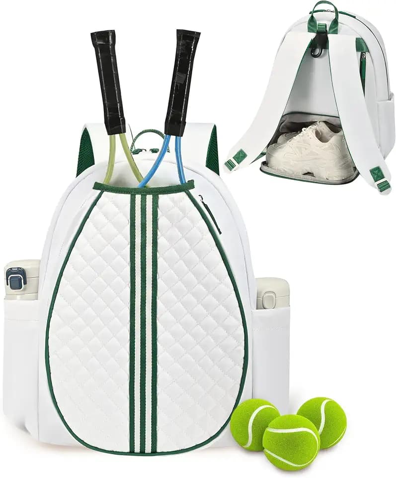 Sucipi Tennis Bag, Quilted Tennis Bag for Women, Tennis Racket Backpack Bag