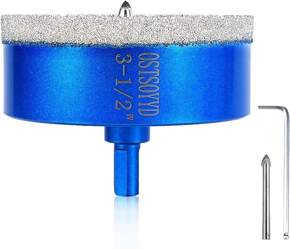 3-1/2 inch Diamond Hole-Saw Bits with Pilot Drill Bit 90mm Tile Hole Saws