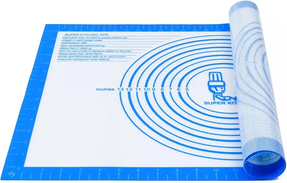 Nonstick Silicone Pastry Baking Mat Large Measurements 16x24'' for Dough