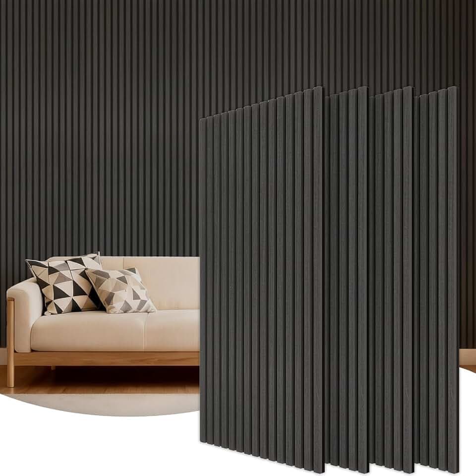 TONOR Holz-Wandpaneele für Innenwand-Deko – 4er-Pack, 120 × 60 cm