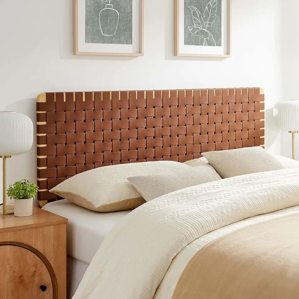 Modway Sparta headboards, Queen, Natural Brown