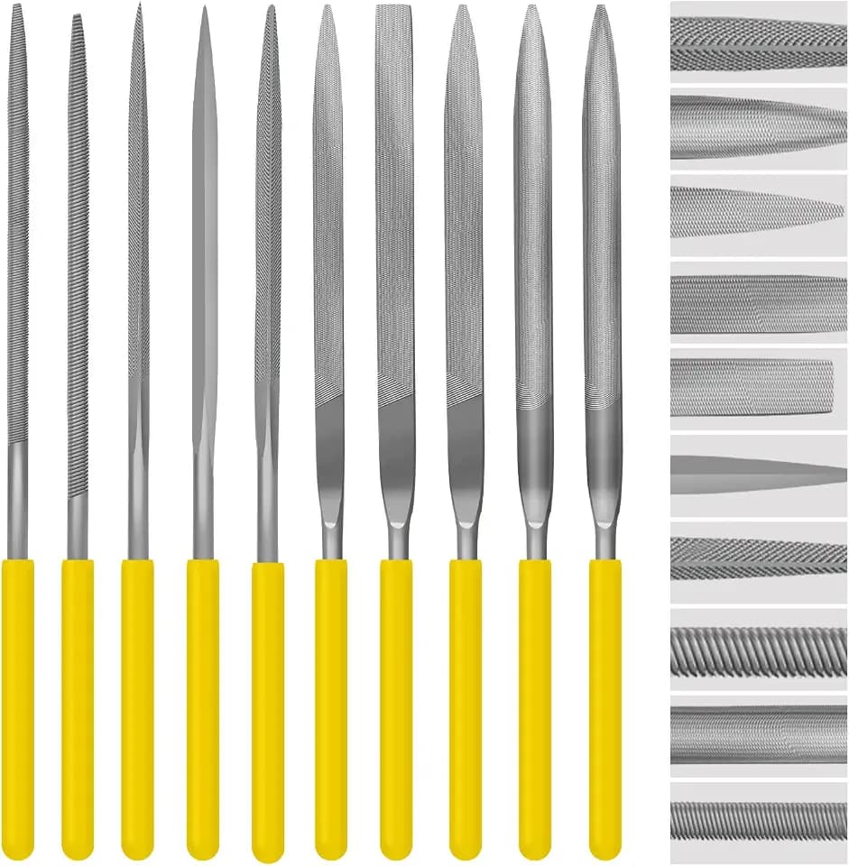 Needle File Set, 10 Pieces Hand Metal Files